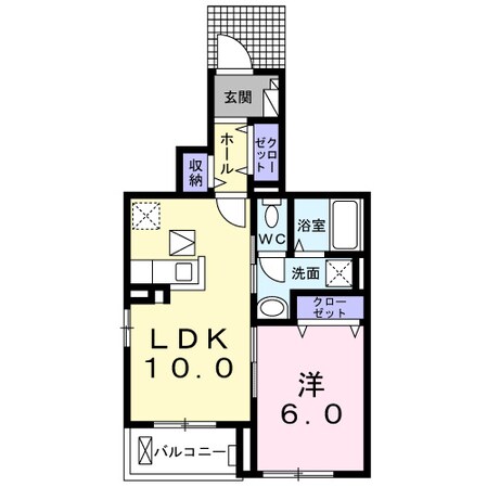 八幡前駅 徒歩20分 1階の物件間取画像